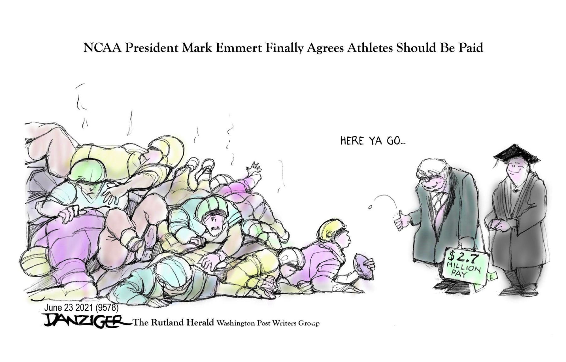 Jeff Danziger cartoon
